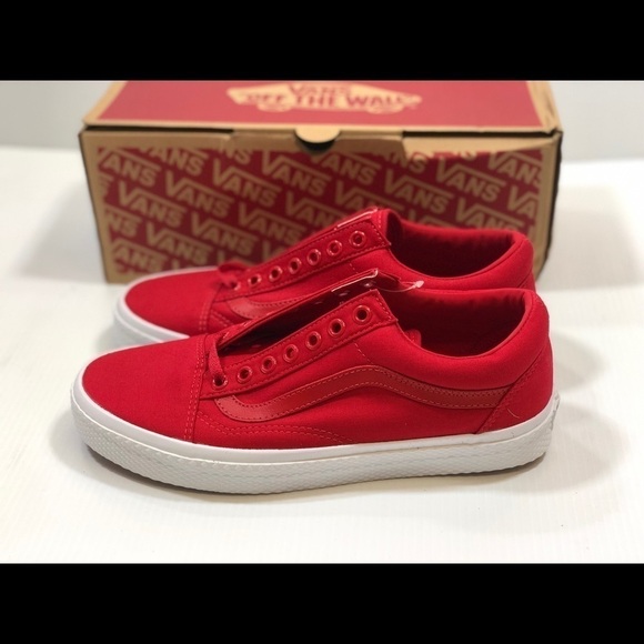 VANS Old Skool waffle Wall Racing Red/true Shoes 9 - Picture 8 of 14
